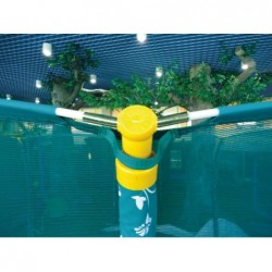 Trampolino Elastico Rosa 396x260 Cm | Piscinefuoriterraweb