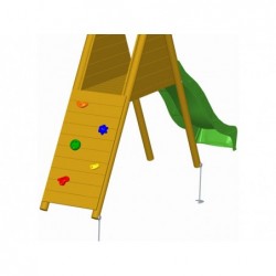Rampa Scalata 119x61 Cm. Per Parco Giochi Masgames Ma700013 | Piscinefuoriterraweb