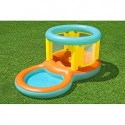 Saltatore con piscina di gioco di 239x142x102 cm. Jumptopía Bestway 52385 | Piscinefuoriterraweb
