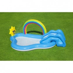 Parco giochi Gonfiabile di 247x145x91 cm. Arcobaleno con Scivolo Bestway 53092 | Piscinefuoriterraweb