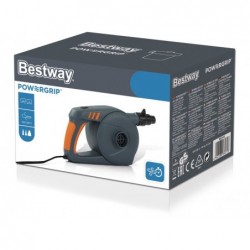 Gonfiatore Elettrico AC Powergrip con Adattatori 220-240V Bestway 62145 | Piscinefuoriterraweb
