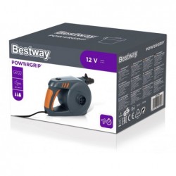 Gonfiatore Elettrico Powergrip con Adattatori 12 V Bestway 62164 | Piscinefuoriterraweb