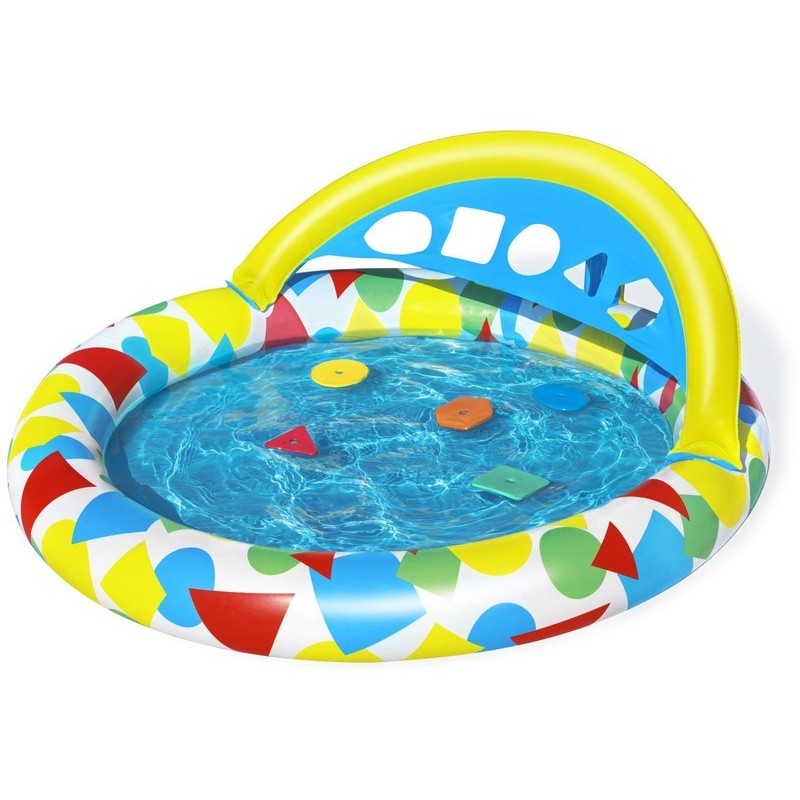 Piscina Gonfiabile per Bambini di 120x117x46 cm. con Giocattoli