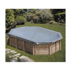 Coperta d’Inverno per Piscina Orange di 793x496 cm Gre CI800007