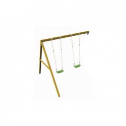 Altalena Doppia Di 120 Cm. Per Parco Giochi Masgames Ma700150