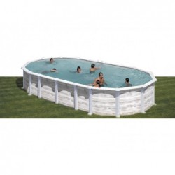 Piscina di 730x375x132 cm. d’Acciaio Islandia Gre KITPROV7388N | Piscinefuoriterraweb