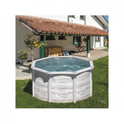 Piscina di 240X120 cm. d’Acciaio Finlandia Gre KIT240N | Piscinefuoriterraweb