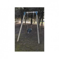 Altalena per Bambini Aiko con Seggiolino Bebé di Masgames MA700055 | Piscinefuoriterraweb