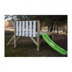 Piattaforma sopraelevata con scivolo per casetta Lollipop Masgames MA800530