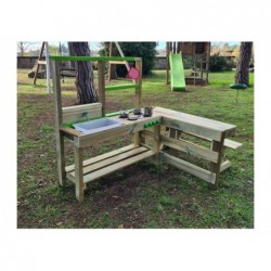 Cucina di legno Spicy Delicious per esterni di Masgames MA600575 | PiscineFuoriterraWeb