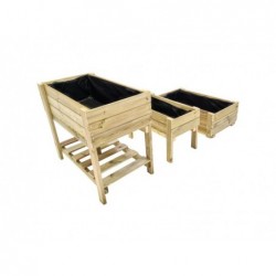 Tavoli da coltivazione Fortis in legno Pack 3 Masgames MA600703 | PiscineFuoriterraWeb
