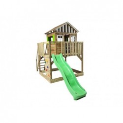 Parco Giochi in Legno Lollipop XL con doppia altalena Masgames MA700430