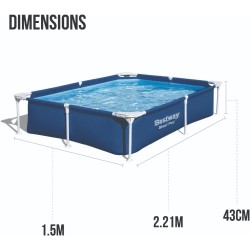 Piscina Fuoriterra 211x150x43 Cm Bestway 56401 | Piscinefuoriterraweb