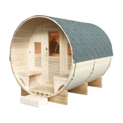 Sauna da esterno Gaïa Luna da 220x205x250cm