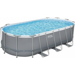 Piscina Fuori Terra Ovale 549x274x122 Cm Power Steel Bestway 56710 | Piscinefuoriterraweb