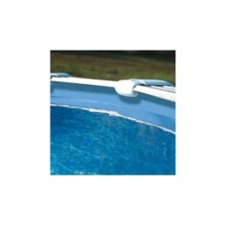 Liner per piscina 350x120 cm in acciaio con sistema Overlap Gre FSPR350