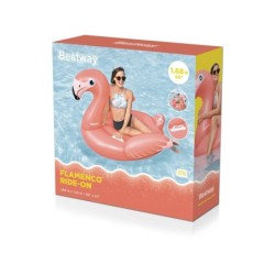 Fenicottero Ride-On gonfiabile 168x120 cm Bestway 41526 | PiscineFuoriterraWeb