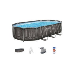 Piscina Power Steel da 610x366x122 cm Bestway 5611R