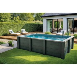 Piscina rettangolare in composito Avantgarde Nova 315x175x96 cm Gre KPCOR2814T