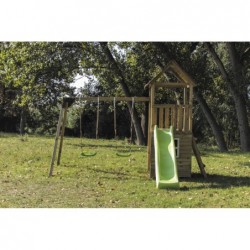 Parco Giochi Con Casetta E Altalena Doppia Tibidabo Masgames Masgames Ma700225