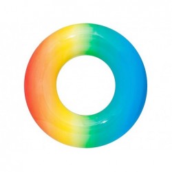 Salvagente Rainbow Con Maniglie 91cm Bestway 36126 | Piscinefuoriterraweb