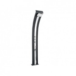 Doccia Poolstar Dada Curve Antracita Alluminio 38 L. Ibrida Ds-D363nx